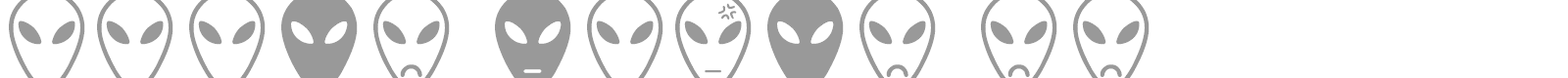 Font Alien Faces